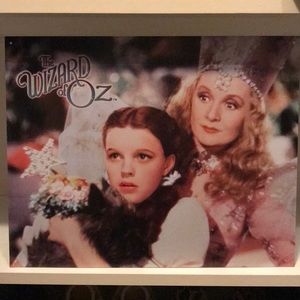 The wizard of oz Dorothy and Glinda tin art